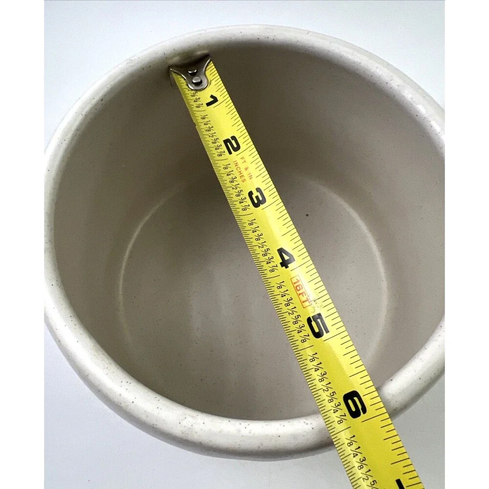 Vintage West Bend Pottery Stoneware Pot Crock Fall Leaf Design Tested